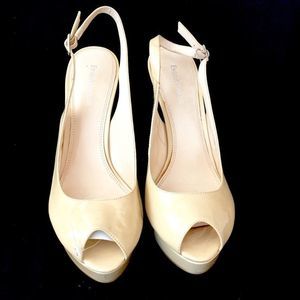 Enzo Angiolini Beige Heel NEW 11 M